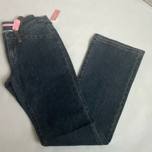 Gianni Bini Bella Blue boot cut Flared leg Low rise  jeans pants Sz 28 NWT